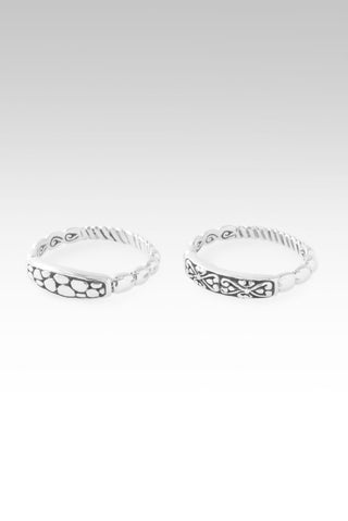U R Healing Ring Set of 2™ in Watermark - Stackable - only found at SARDA™