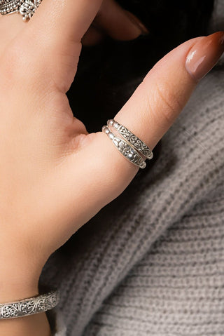 U R Healing Ring Set of 2™ in Watermark - Stackable - only found at SARDA™