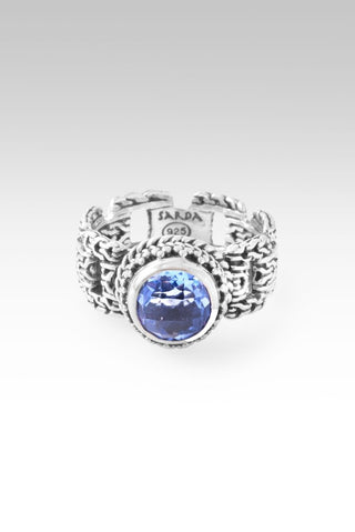 U R In The Right Place Ring™ in Blue Violet Fluorite - Stackable - only found at SARDA™