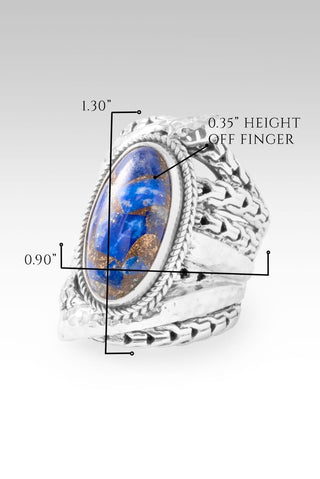 U R In The Right Place Ring™ in Lapis - Statement - only found at SARDA™