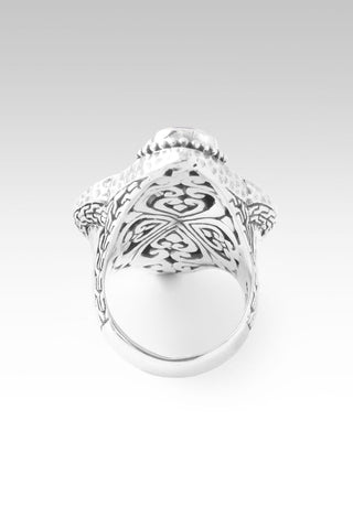 U R In The Right Place Ring™ in Odyssey Universe™ Mystic Quartz & Blue Violet Fluorite - Statement - only found at SARDA™