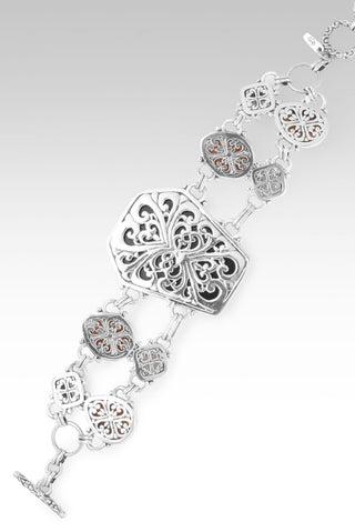 U R Made for Heaven Bracelet™ in Bird's Eye Rhyolite, Peach Sunstone & White Topaz - Multi Stone - only found at SARDA™