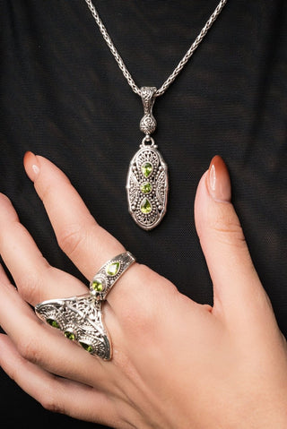 U R My All Pendant™ in Peridot - Multi Stone - only found at SARDA™