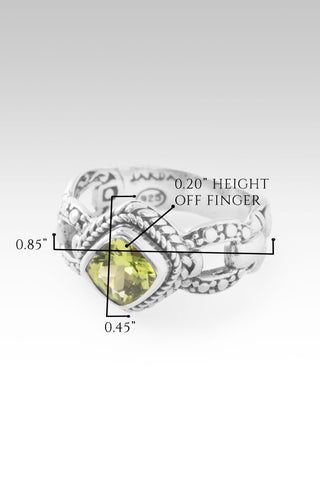 U R My All Ring III™ in Peridot - Stackable - only found at SARDA™