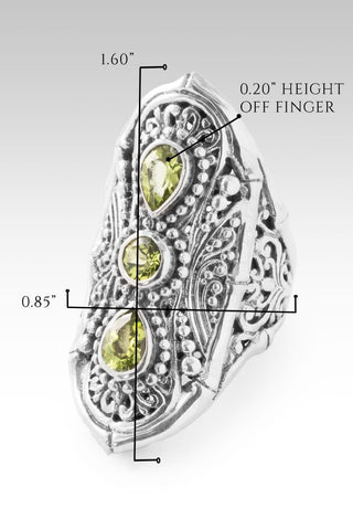 U R My All Ring™ in Peridot - Statement - only found at SARDA™