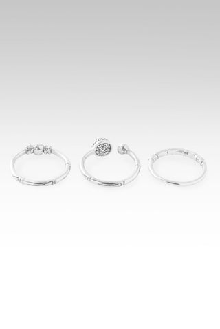 U R My All Ring Set of 3™ in Peridot - Stackable - only found at SARDA™