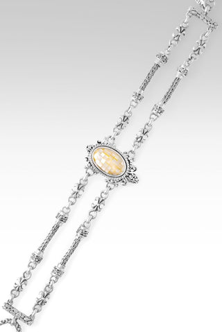 U R My Deliverer Bracelet II™ in Golden Mother of Pearl Mosaic - Single Stone - only found at SARDA™