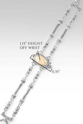 U R My Deliverer Bracelet II™ in Golden Mother of Pearl Mosaic - Single Stone - only found at SARDA™