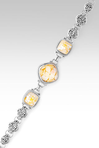U R My Deliverer Bracelet™ in Golden Mother of Pearl Mosaic - Multi Stone - only found at SARDA™