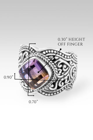 U R My Promise Land Ring™ in Ametrine - Dinner - only found at SARDA™