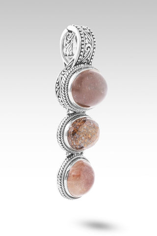 U R My Strength Pendant™ in Cat's Eye Crystal Quartz, Bronzite & Galaxy Rutilated Quartz - Multi Stone - only found at SARDA™