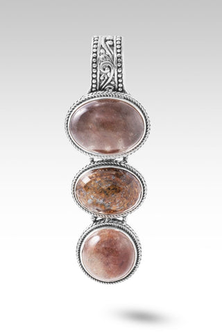 U R My Strength Pendant™ in Cat's Eye Crystal Quartz, Bronzite & Galaxy Rutilated Quartz - Multi Stone - only found at SARDA™