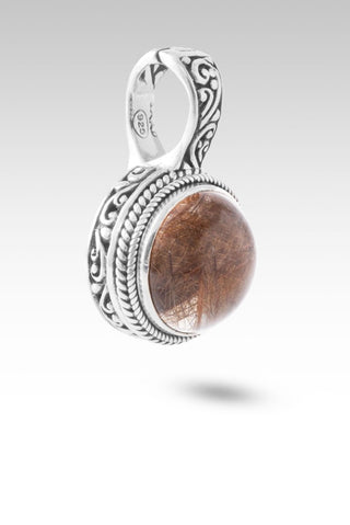 U R My Strength Pendant™ in Galaxy Rutilated Quartz - Single Stone - only found at SARDA™