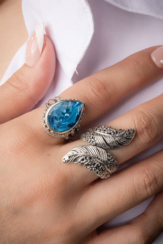 U R Righteous Ring™ in Leaves - Bypass - only found at SARDA™