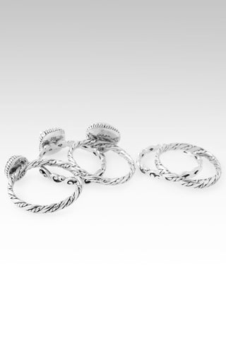 U R SO Much Bigger Ring Set of 5™ in Autumns Fire™ Mystic Topaz, Citrine & Bali Sunrise™ Mystic Topaz - Stackable - only found at SARDA™