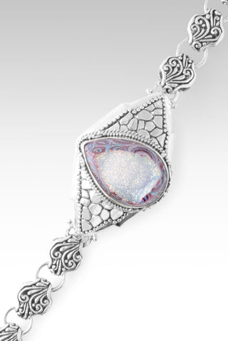 U R Still Constant Bracelet™ in Painted Swirl Snow Drusy - Single Stone - only found at SARDA™