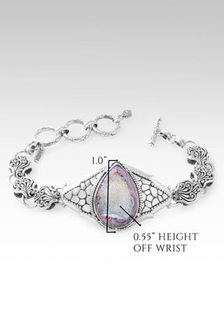 U R Still Constant Bracelet™ in Painted Swirl Snow Drusy - Single Stone - only found at SARDA™