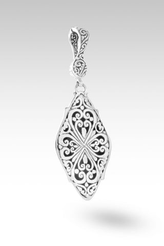 U R Still Constant Pendant™ in Painted Swirl Snow Drusy - Single Stone - only found at SARDA™