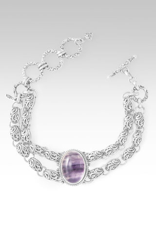 U R The One Bracelet™ in Purple Banded Fluorite - Single Stone - only found at SARDA™