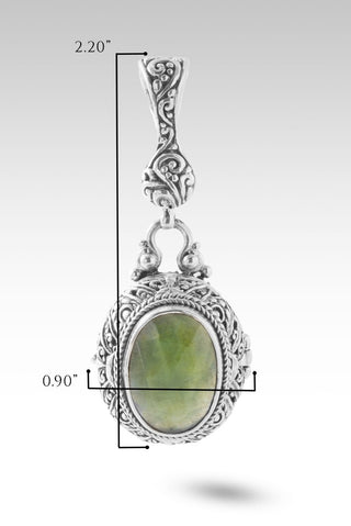 U R The One Pendant™ in Green Serpentine - Single Stone - only found at SARDA™