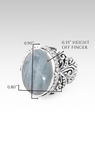 U R The One Ring™ in Aquamarine - Statement - only found at SARDA™