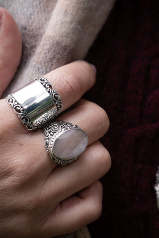 U R The One Ring™ in Pink Moonstone - Statement - only found at SARDA™