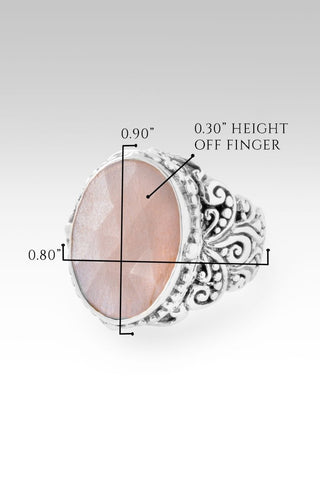 U R The One Ring™ in Pink Moonstone - Statement - only found at SARDA™