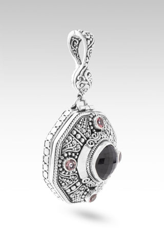 U R Unforgettable Pendant™ in Black Spinel, J P Topaz™ Mystic Topaz & Pale Plum™ Mystic Topaz - Multi Stone - only found at SARDA™