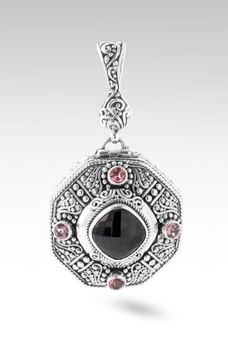 U R Unforgettable Pendant™ in Black Spinel, J P Topaz™ Mystic Topaz & Pale Plum™ Mystic Topaz - Multi Stone - only found at SARDA™