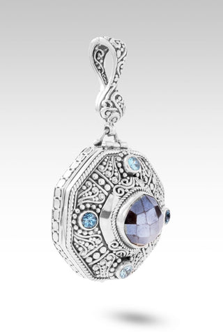 U R Unforgettable Pendant™ in Celestial Grey Moonstone, Blue Zircon & Swiss Blue Topaz - Multi Stone - only found at SARDA™