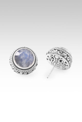 U Saved Me Earrings™ in Rainbow Moonstone - Stud - only found at SARDA™