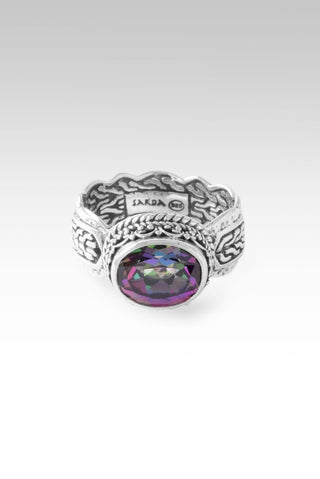 U Say I Am More Ring™ in Odyssey Rose™ Mystic Quartz - Dinner - only found at SARDA™