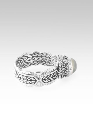 U Say I Am More Ring™ in Prehnite - Dinner - only found at SARDA™