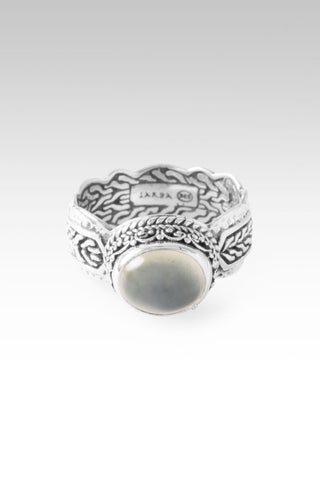 U Say I Am More Ring™ in Prehnite - Dinner - only found at SARDA™