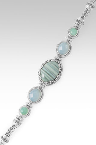U Will Be Restored Bracelet™ in Green Opal, Seafoam Chalcedony & Chrysoprase - Multi Stone - only found at SARDA™