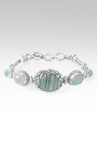 U Will Be Restored Bracelet™ in Green Opal, Seafoam Chalcedony & Chrysoprase - Multi Stone - only found at SARDA™