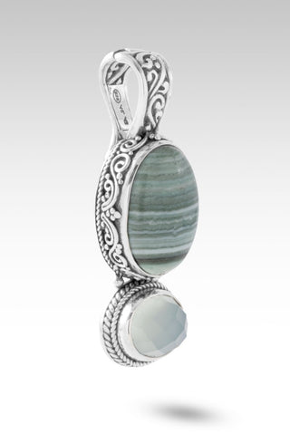 U Will Be Restored Pendant™ in Green Opal & Seafoam Chalcedony - Multi Stone - only found at SARDA™