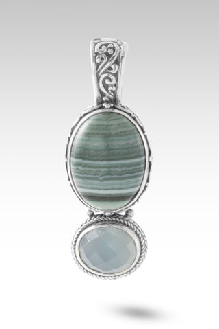 U Will Be Restored Pendant™ in Green Opal & Seafoam Chalcedony - Multi Stone - only found at SARDA™