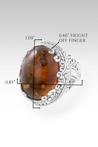 U Will Be Restored Ring™ in Amber - Statement - only found at SARDA™