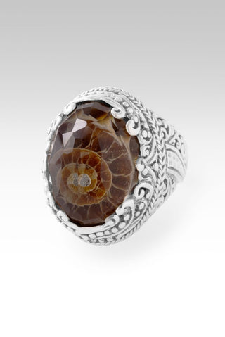 U Will Be Restored Ring™ in Ammonite & Quartz - Statement - only found at SARDA™