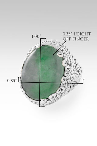U Will Be Restored Ring™ in Jade - Statement - only found at SARDA™