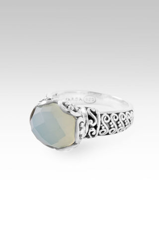 U Will Be Restored Ring™ in Seafoam Chalcedony - Dinner - only found at SARDA™