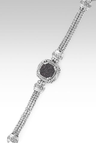 Ultimate Comforter Bracelet™ in Black Knight™ Drusy - Single Stone - only found at SARDA™