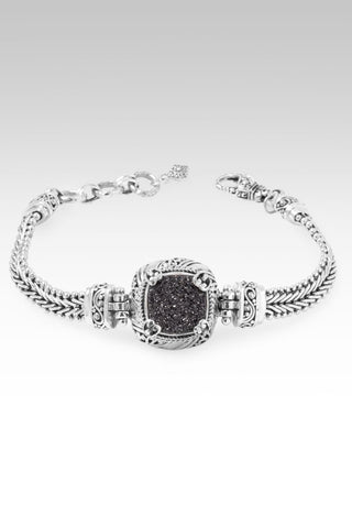 Ultimate Comforter Bracelet™ in Black Knight™ Drusy - Single Stone - only found at SARDA™