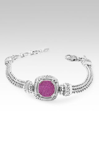 Ultimate Comforter Bracelet™ in Pink Charmer™ Drusy - Single Stone - only found at SARDA™