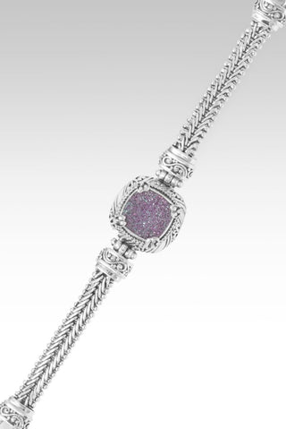 Ultimate Comforter Bracelet™ in Potentially Purple™ Drusy - Single Stone - only found at SARDA™