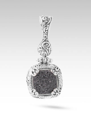 Ultimate Defender Pendant™ in Black Knight™ Drusy - Single Stone - only found at SARDA™