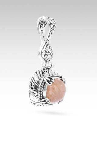 Ultimate Defender Pendant™ in Cor-De-Rosa Morganite - Single Stone - only found at SARDA™