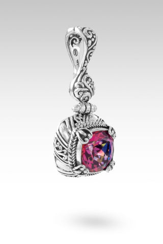 Ultimate Defender Pendant™ in Extreme Pink™ Mystic Quartz - Single Stone - only found at SARDA™