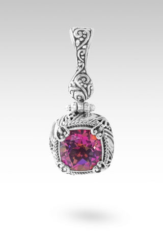 Ultimate Defender Pendant™ in Extreme Pink™ Mystic Quartz - Single Stone - only found at SARDA™